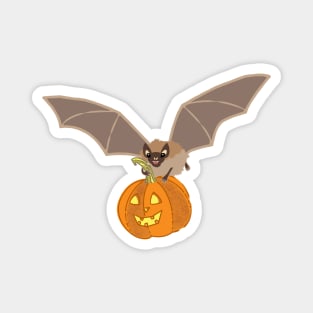 Bat and Pumpkin Magnet