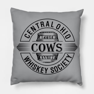 COWS Barrel logo black Pillow