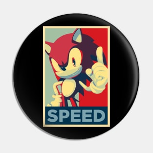 Sonic - Speed Poster Pin