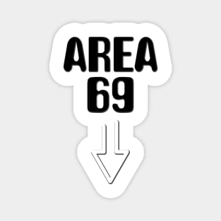 UFO Area 51 funny Magnet