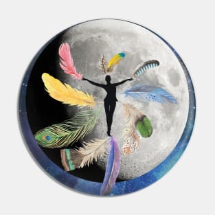 Manifesting art - Freedom Pin