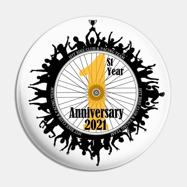 IFIT BIKE CLUB & PACING TEAM ANNIVERSARY Pin by SWIF DESIGNS