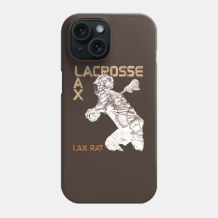 Lacrosse Player Lax Rat Phone Case