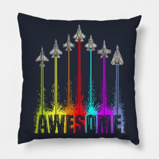 Awesome fighter jets Pillow