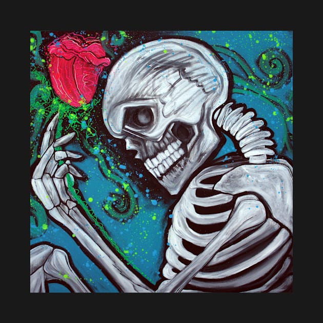 Skeleton Rose by barbosaart