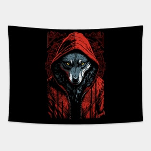 Big Bad Red Ridin' Hoodie by gnarly Tapestry