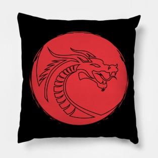 The Japanese Dragon Pillow