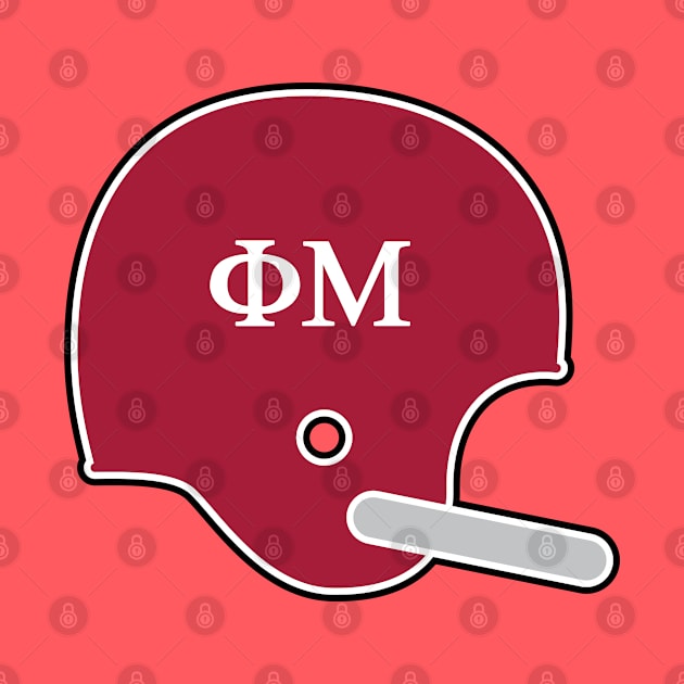 Alabama Phi Mu Retro Helmet by Rad Love