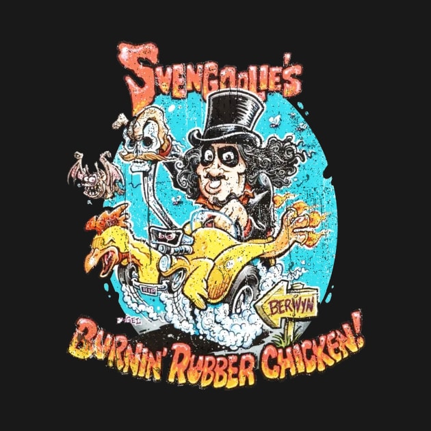 Svengoolie Burnin' Rubber Chicken Vintage by drreamweaverx