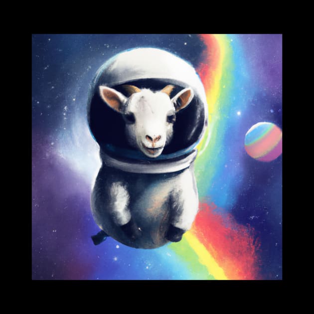 Baby Space Goat by Oviseon