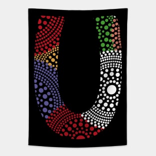 U Aboriginal Art Tapestry