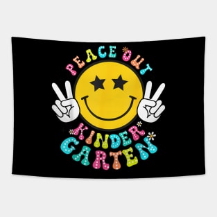 Peace Out Kindergarten Last Day of School Kindergarten Tapestry