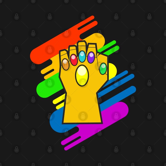 Minimalistic Infinity Gauntlet by SolarSailor