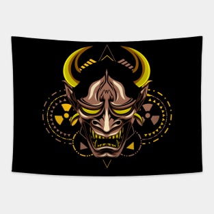 hanya mask oni Tapestry