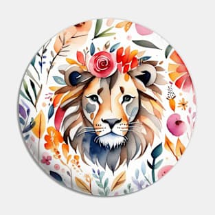 Floral lion gift ideas Pin