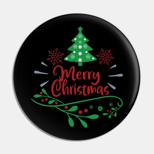 Merry Christmas Pin by holidaystore