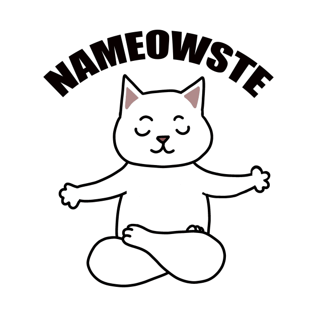 Nameowste Cute Cat by dukito