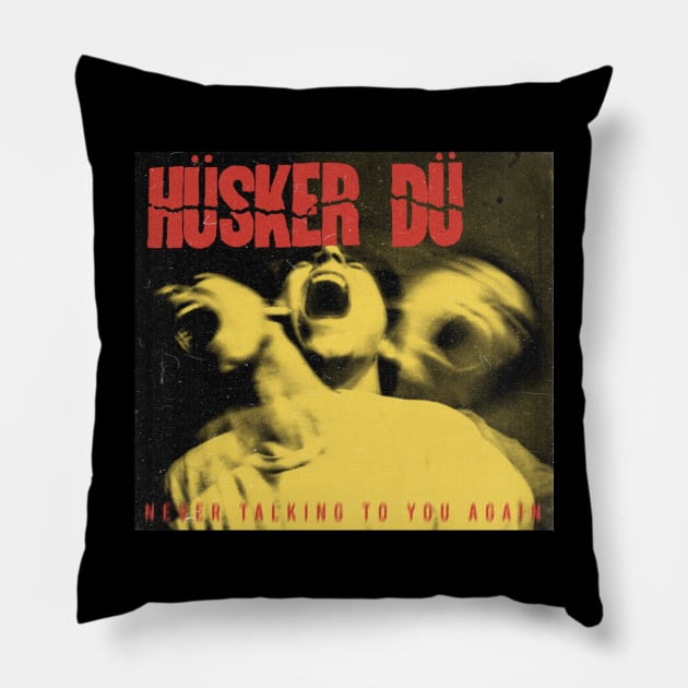 vintage husker du // fanart Pillow by psninetynine