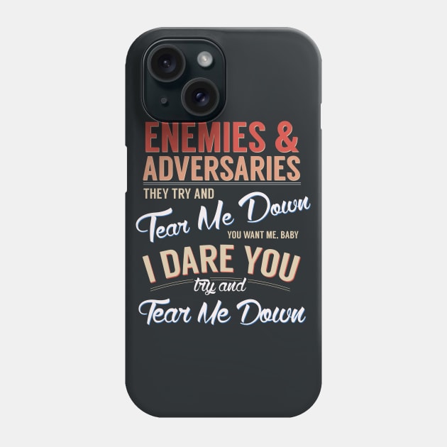 Tear Me Down Phone Case by byebyesally