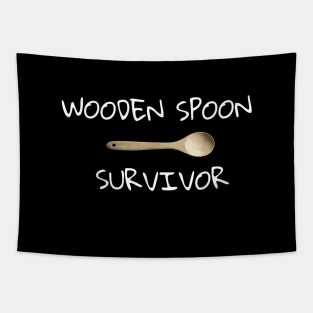 Wooden spoon survivor Tapestry