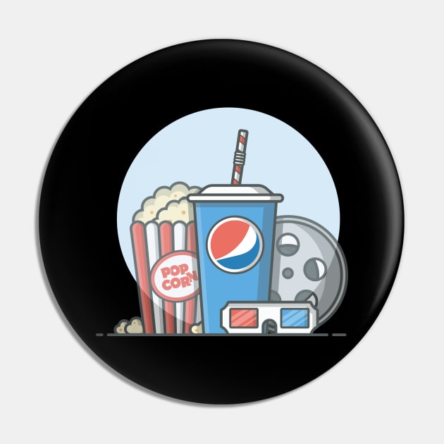 Popcorn, soda and roll film Pin by Catalyst Labs