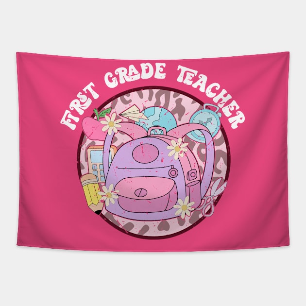 First grade teacher Tapestry by Zedeldesign