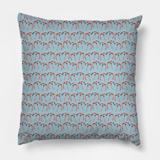 American flamingo tropical bird pattern Pillow