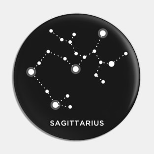 Sagittarius Zodiac Constellation Sign Pin