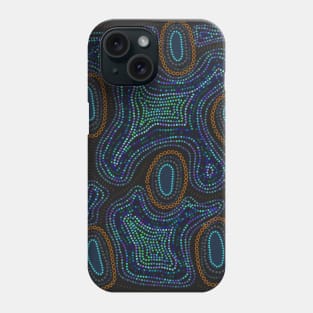 Blue dots Phone Case