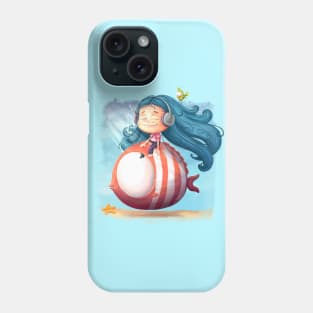 Riding fish Phone Case