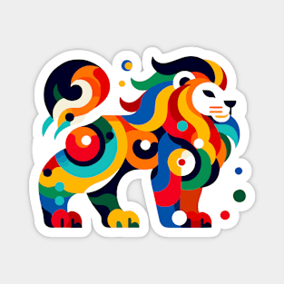 Lion Color Palette Magnet