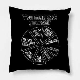 You May Ask Yourself Pillow