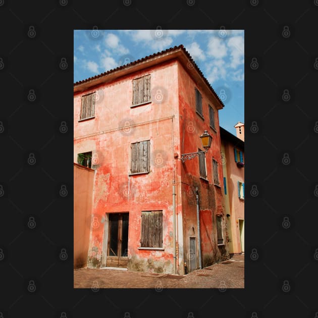 Derelict Red Building in Caorle by jojobob