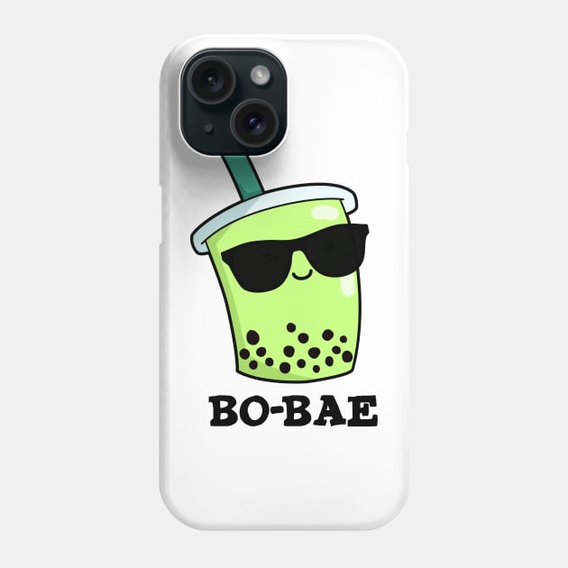 Bo-bae Cute Boba Tea Pun Phone Case by punnybone