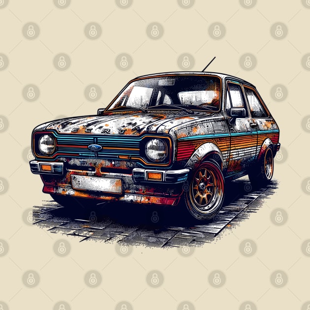 Ford Escort by Vehicles-Art