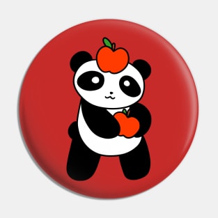 Apple Panda Pin