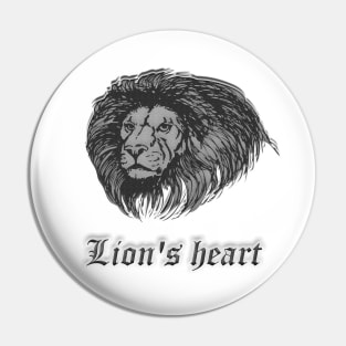 Lion "Lion's heart" Pin