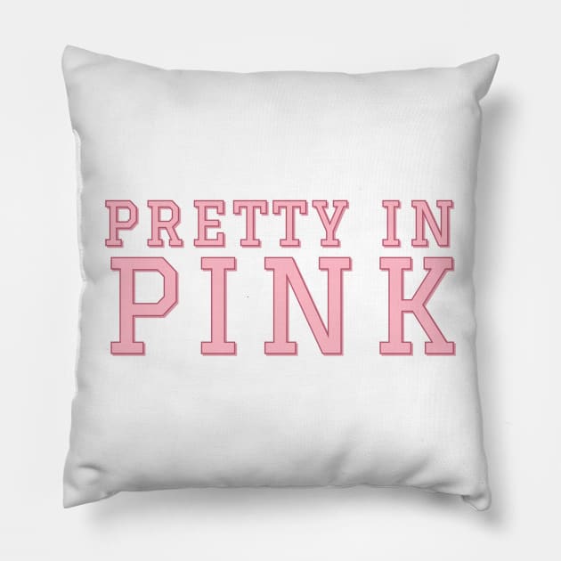 Pretty in Pink. Pillow by CityNoir