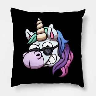 Cool Unicorn Face Pillow