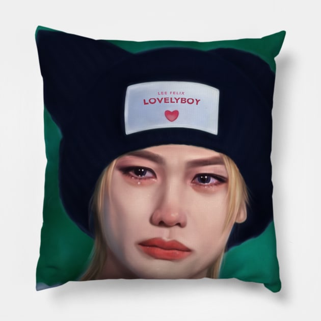 Felix Loverboy, cat boy Pillow by noirglare