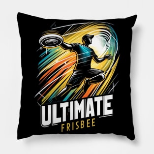 Colorful Ultimate Frisbee Pillow