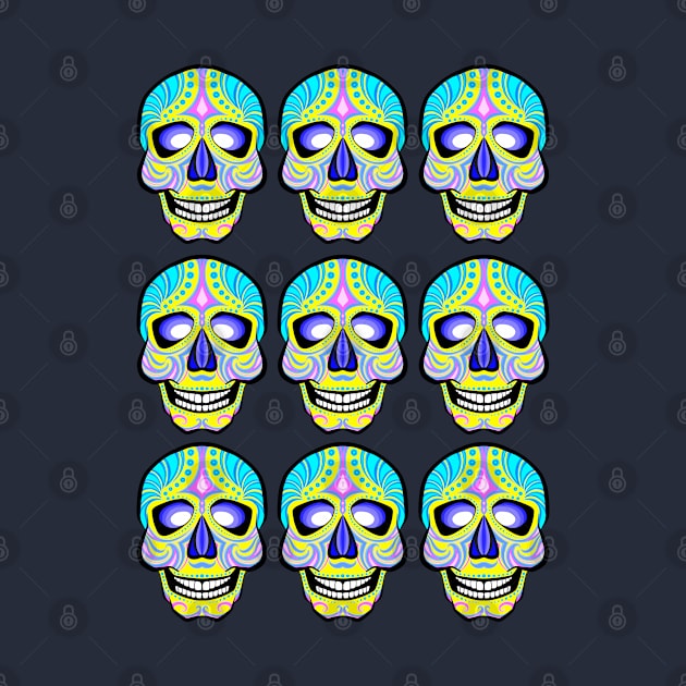 Sugar skull by Tlou_arts