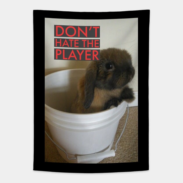 Bucket bunny Tapestry by Digital GraphX