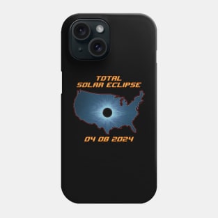 USA 2024 Total Solar Eclilpse Phone Case