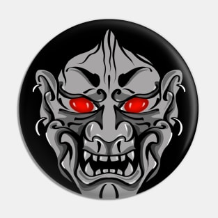 Evil face Pin