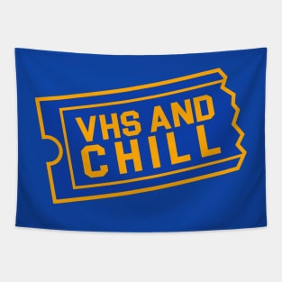 VHS AND CHILL Tapestry