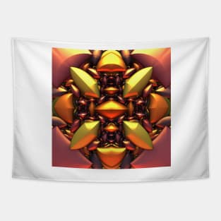 Golden Mandala No. 1 Tapestry