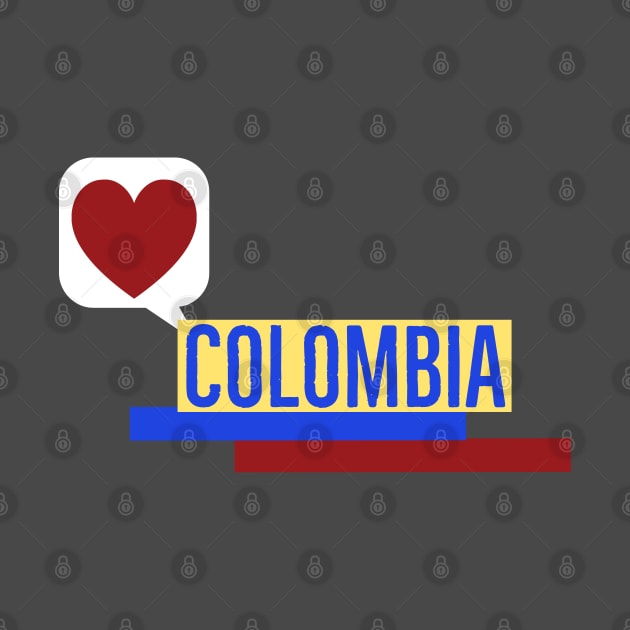 Colombia Love- Colombia Flag by cricky