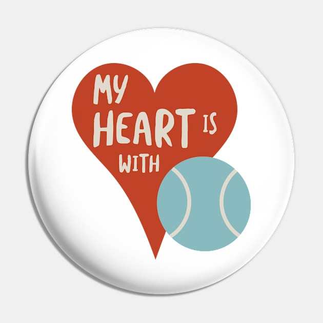 My Heart is with Padel Pin by whyitsme