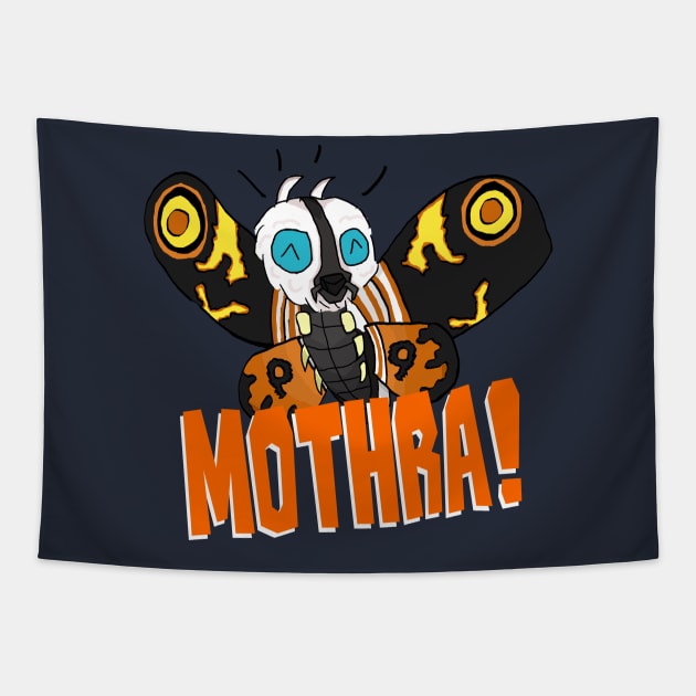 Mothra: The Adorable kaiju Tapestry by Trevpocalypse